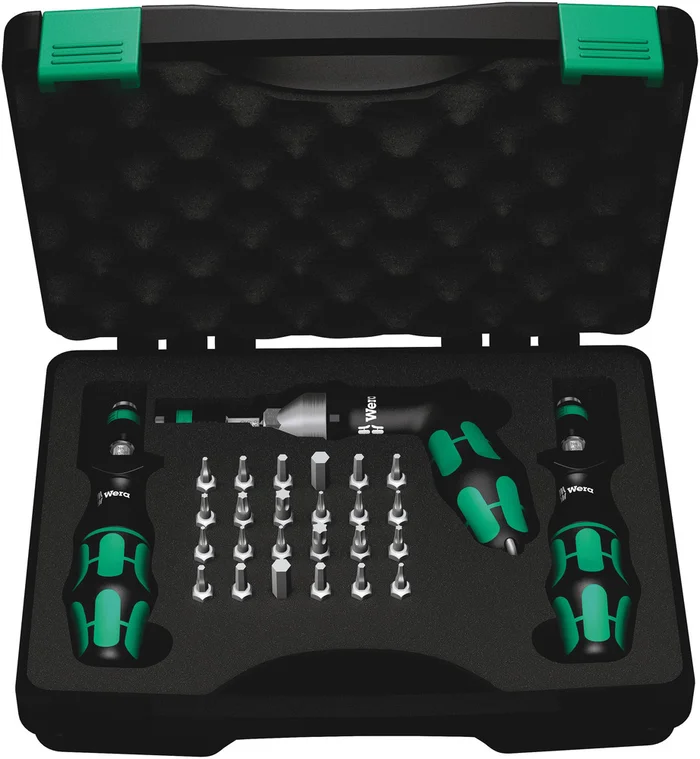 7440/41/42 Kraftform Drehmomentschraubendreher-Satz 0,3-6,0 Nm, 27-tei