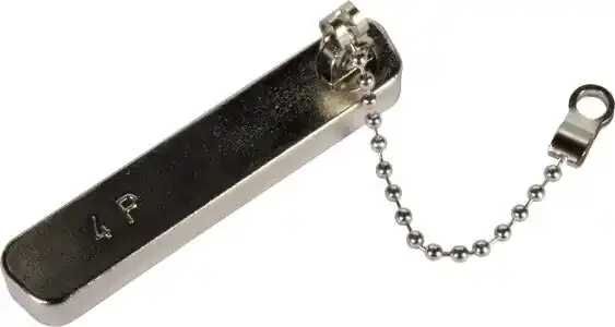 Abdeckkappe, DSUB MA 37pol.metal.plastic cap w.chain