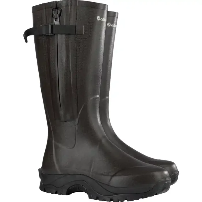 albatros ARAGON Naturkautschukstiefel für Beruf und Freizeit dunkelbraun Gr. 45