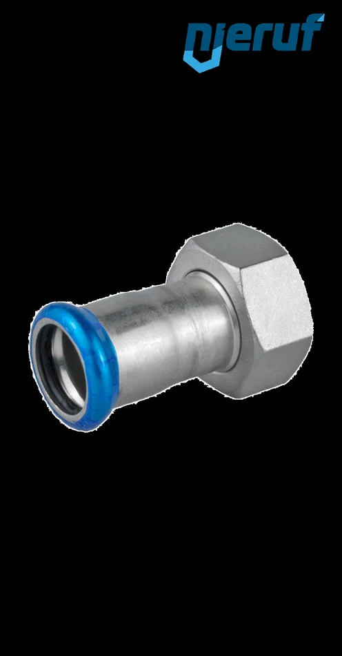 Anschlussverschraubung Pressfitting I DN32 – 35,0 mm, Innengewinde 1 1/2″ Zoll Edelstahl