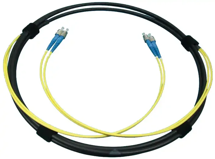 AOFE 25 Optisches Twinkabel 25 m, mit 4 FC/PC Steckern konfektioniert