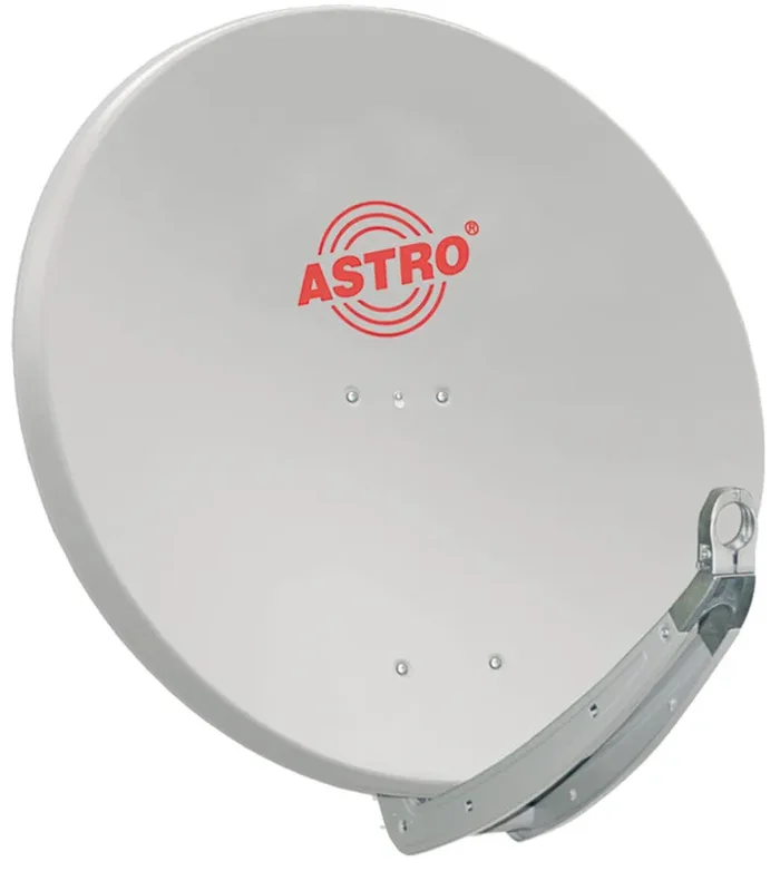 ASP 85 G Satellitenantenne hellgrau 85 cm, hellgrau, LNB-Aufnahme (Aluminium) Durchmesser 40 mm
