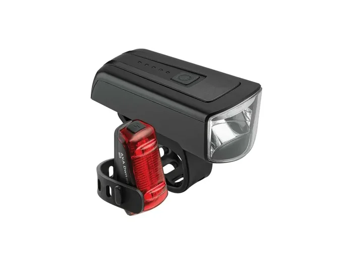 AXA Akku-LED-Leuchten-Set „DWN 70“ SB-verpackt, 70 schwarz