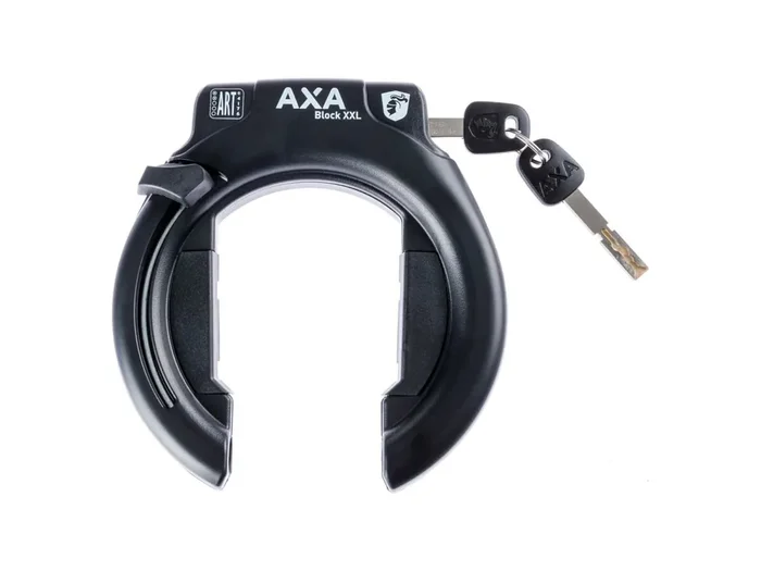 AXA Rahmen- und Akkuschloss-Set „Block XXL“ Bosch Rahmen-Akku, l