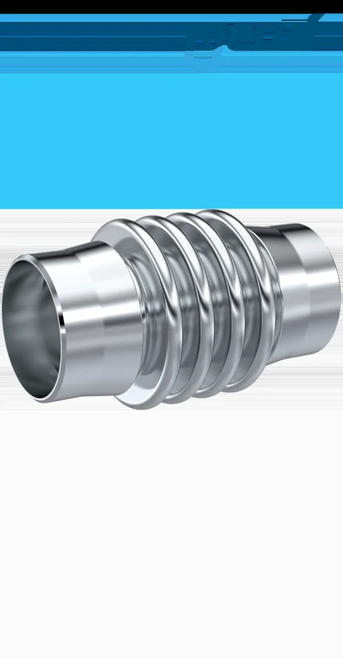 Axialkompensator DN80 – 88,9mm Edelstahl-Balg und Stahl-Anschweißenden