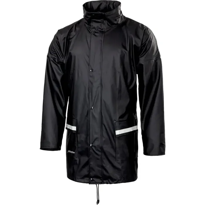 Bisley FORECAST JKT PU-Stretch-Regenjacke wind- und wasserdicht blau Gr. 3XL