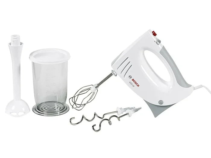 BOSCH Handrührer MFQ 3540 450 Watt mit Mixbecher weiß