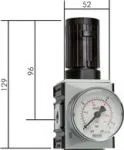 Druckregler & Präzisionsdruckregler, Baureihe 1, bis 2500 l/min, alle Größen
