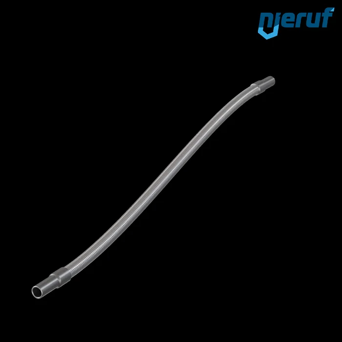 Edelstahlwellschlauch ES01 Anschweißenden Zweifachumflechtung DN6 – 15.0 mm 500 mm