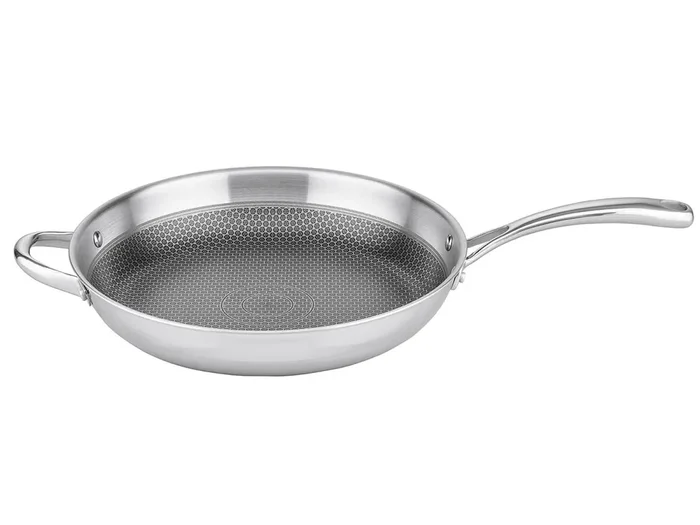 ELO Bratpfanne Relief Ø32cm mit Gegengriff Edelstahl