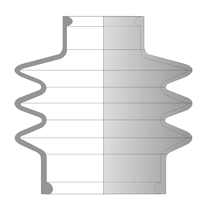Faltenbalg F-4024-NBR