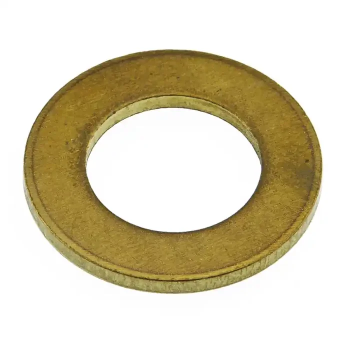 Flache Scheibe ISO 7089 Messing blank normale Reihe ohne Fase 4 (4 ...