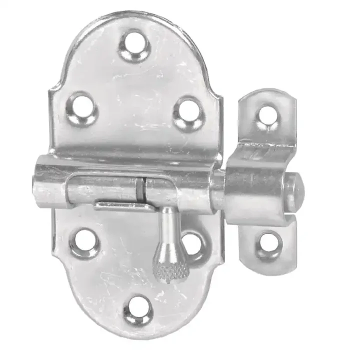 Grendelriegel Fensterriegel Türriegel mit Feder und Schlaufe verzinkt 35 x 70 mm