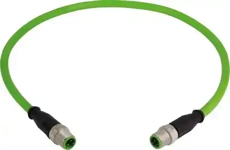 Kabelkonfektionen, M12 Cable Assembly D-cod st/st m/m 1,0m