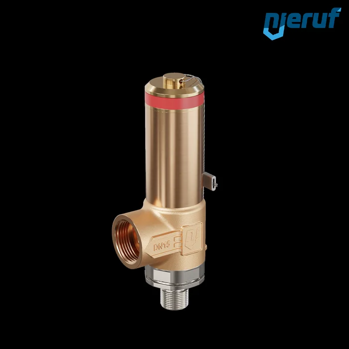Kryo-Sicherheitsventil DN8 1/4″ AG x 1/2″ IG ohne Anlüftung Eck-Ausführung PTFE 0,2 – 70,0 bar