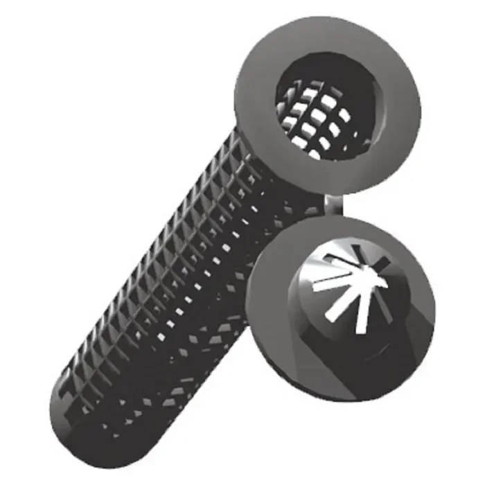 Kunststoff-Siebhülse zur Verankerung von M10 Gewindestangen in Hohlsteinmauerwerk 16x85mm – 10er-Pack