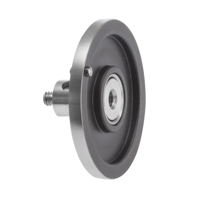 M2 Ø18 mm kugelförmige Tastscheibe aus hochfestem Stahl, 1,5 mm breit, mit Axialtaststift