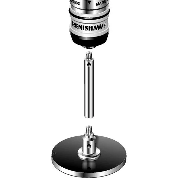 M2 Ø25 mm kugelförmige Tastscheibe aus hochfestem Stahl, 1,6 mm breit, mit Axialtaststift