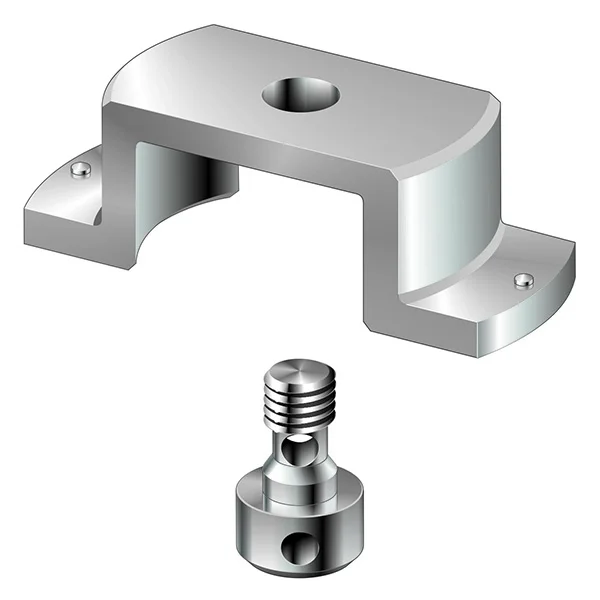 M4 Ø30 mm Tastscheibe aus hochfestem Stahl, 2,2 mm breit, mit Axialtaststift