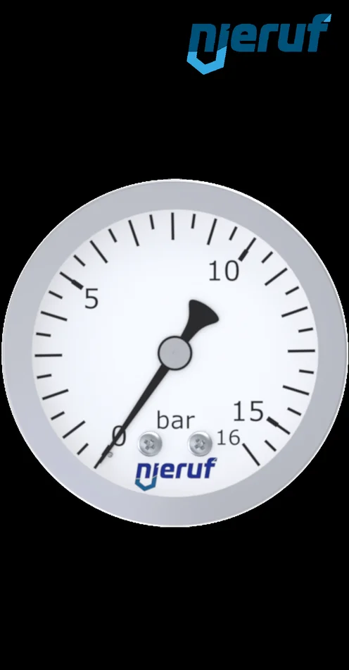 Manometer G 1/4″ axial 63 mm Edelstahl MM06 0 – 4,0 bar