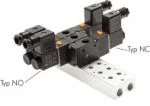 Mehrfachanschlussplatten für 3/2, 5/2, 5/3-Wegeventile Baureihe RV10 – RV40, alle Größen