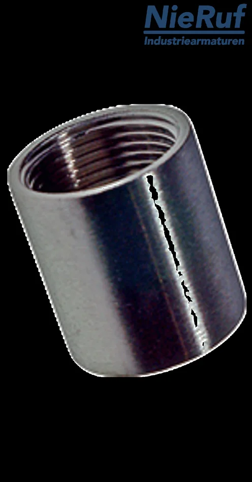 Muffe 1 1/2″ Zoll NPT Edelstahl 316L IG