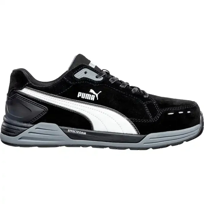 Puma AIRTWIST BLACK LOW streetstyle Sicherheitsschuh S3 schwarz Gr. 42