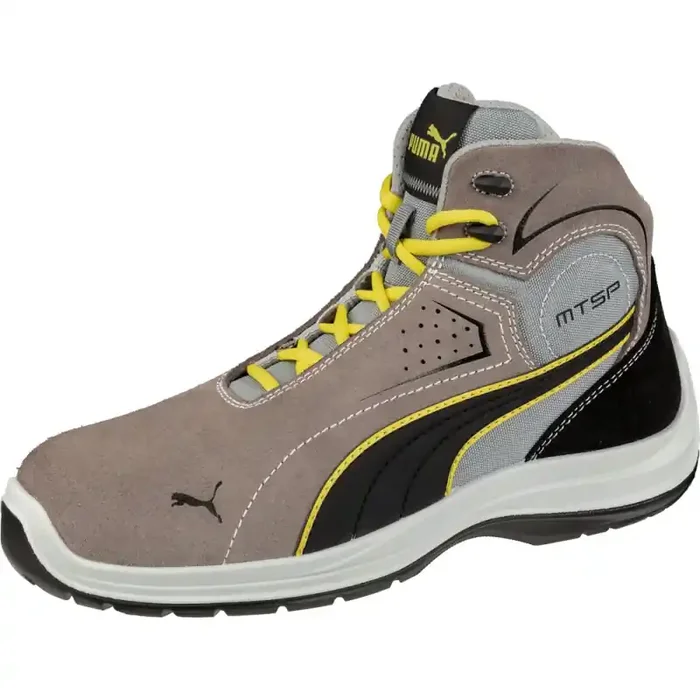Puma TOURING STONE MID bequemer hoher Sicherheitsschuh S3 grau Gr. 37