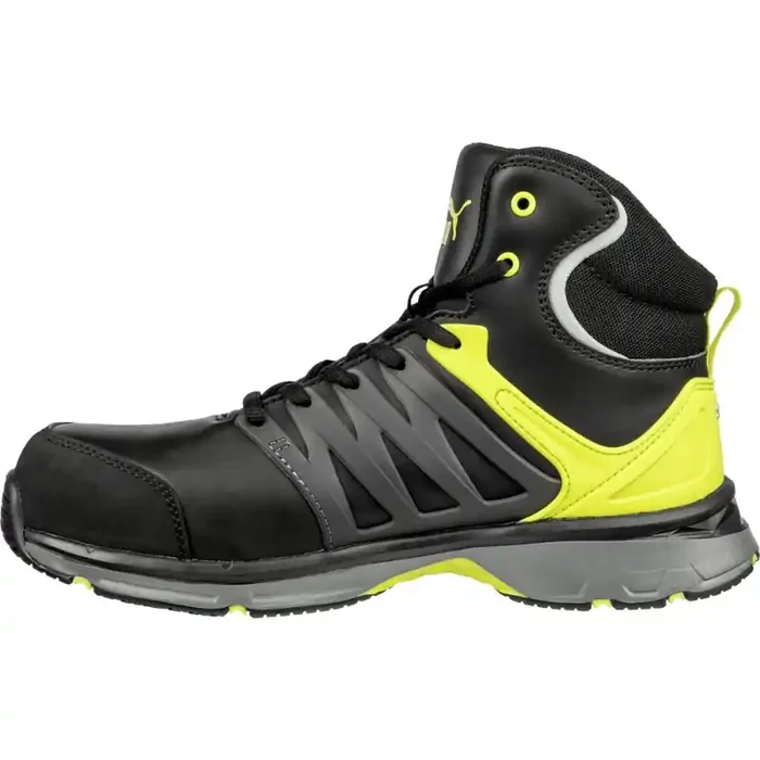Puma VELOCITY 2.0 YELLOW MID hoher sportlicher Sicherheitsschuh S3 schwarz/gelb Gr. 39