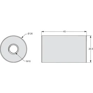 Schneider Electric Zylinder Ø 105mm METSECT5CYL2