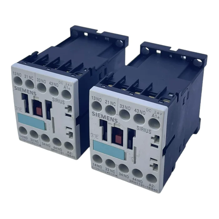 Siemens 3RH1131-1BB40 Leistungsschütz Spule:24Vdc 10A 3-Schließer 1-Öffner VE:2
