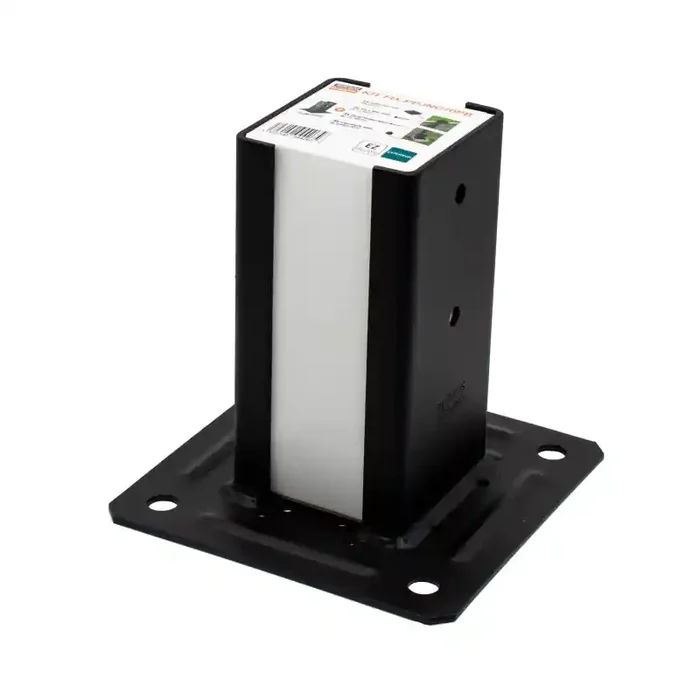 Simpson Pfostenhalter-Set SERIES BLACK inkl. Pfostenkappe 90 x 90 mm und Schrauben