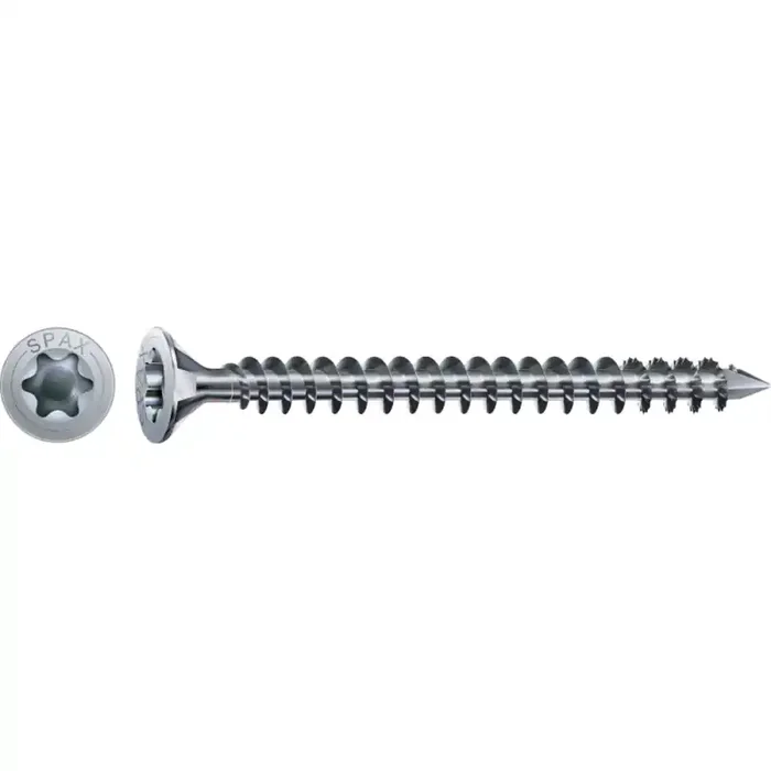 SPAX Holzbauschraube WIROX Vollgewinde Senkkopf T-STAR plus CUT-Spitze 8 x 300mm – 50 Stück