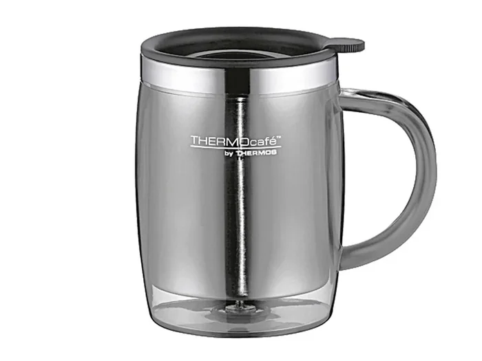 THERMOS Isolier-Trinkbecher Desktop Mug TC Edelstahl 0,35 l grau