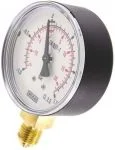 Vakuum-Manometer Ø 40, 50, 63 mm, Klasse 2.5, Gehäuse Kunststoff schwarz (KU/Ms)