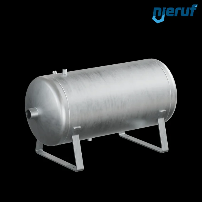 Vakuumbehaelter BE03 150 Liter liegend, -1-3 bar, Stahl grundiert