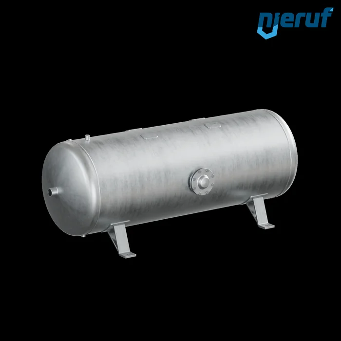 Vakuumbehaelter BE03 500 Liter liegend, -1-3 bar, Stahl grundiert