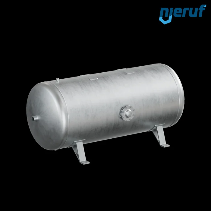 Vakuumbehaelter BE03 750 Liter liegend, -1-3 bar, Stahl grundiert