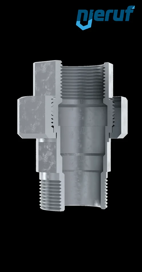 Verschraubung Nr. 331, Temperguss verzinkt 3/8″ Zoll