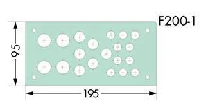WAGO Flanschplatte 850-818/002-001