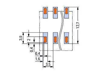 WAGO SMD-LeiterplattenklemmeDrücker15 2086-1202/700-000/997-604