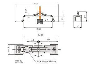 WAGO SMD-Through-Board-Leiterplattenklemme 2075-381/997-404