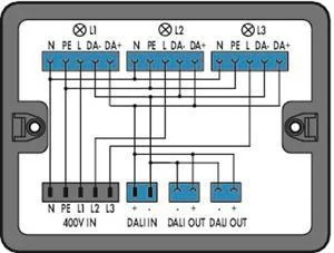 WAGO Verteilerbox DALI 899-631/455-000